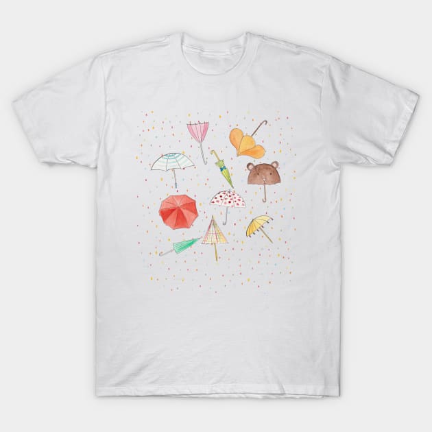 Essentials for Rainy Days T-Shirt by FLeKN